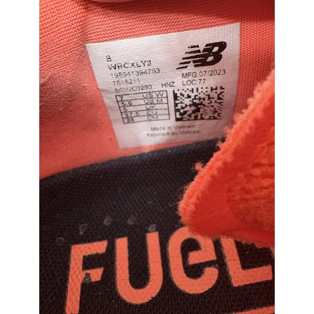 Women New Balance FuelCell SuperComp Trainer v2 WRCXLY3 Neon Dragonfly Orange 7B - Picture 6 of 7